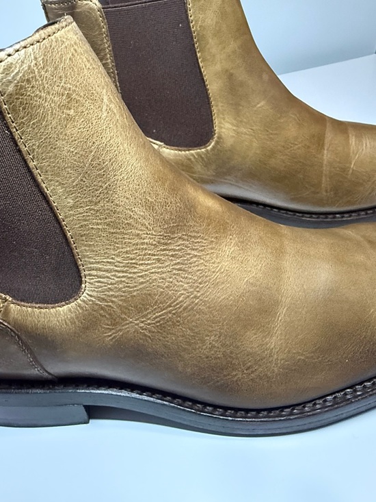 Men\'s wolverine Chelsea Boots in Brown leather Classic pull on Style size 8.5 D main image 5